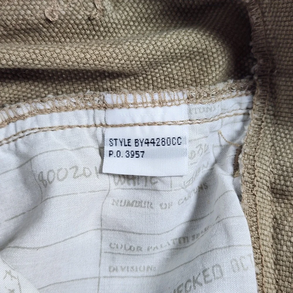 Bum‎ Equipment Mens Tan Cargo Pants Size 34x31 100 Percent Cotton Khaki Utility - Picture 9 of 11